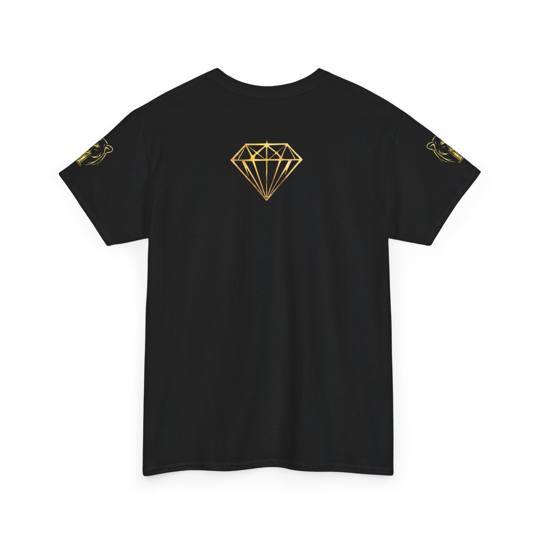 Tiger Diamond Tee — Predora Gold Lion Graphic T-Shirt