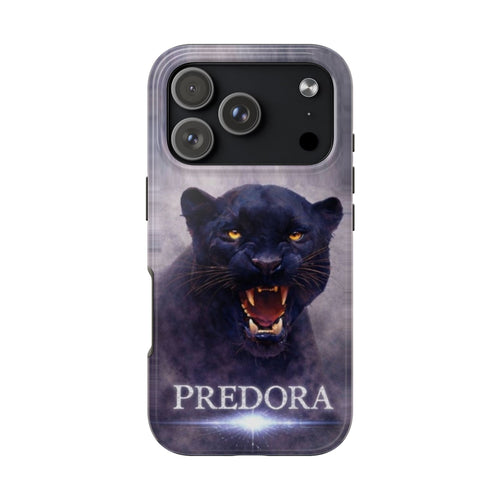 Predora Black Panther Tough Phone Case — Rugged Protective Phone Cover with Fierce Panther Design
