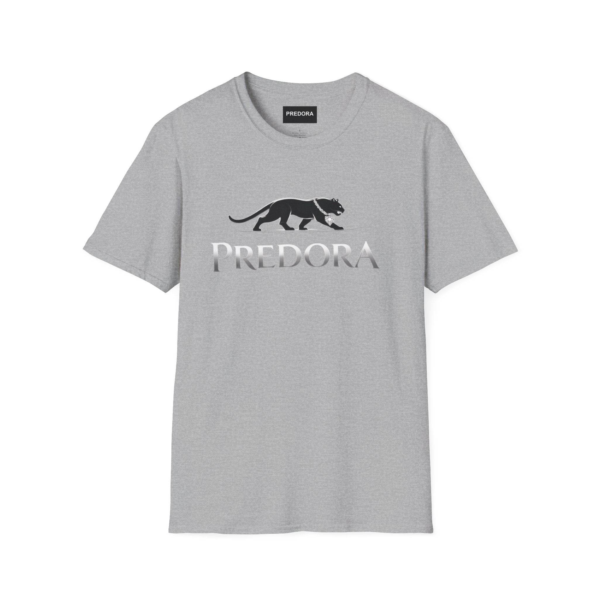 Predora Panther T-Shirt — Minimalist Black Panther Logo Tee