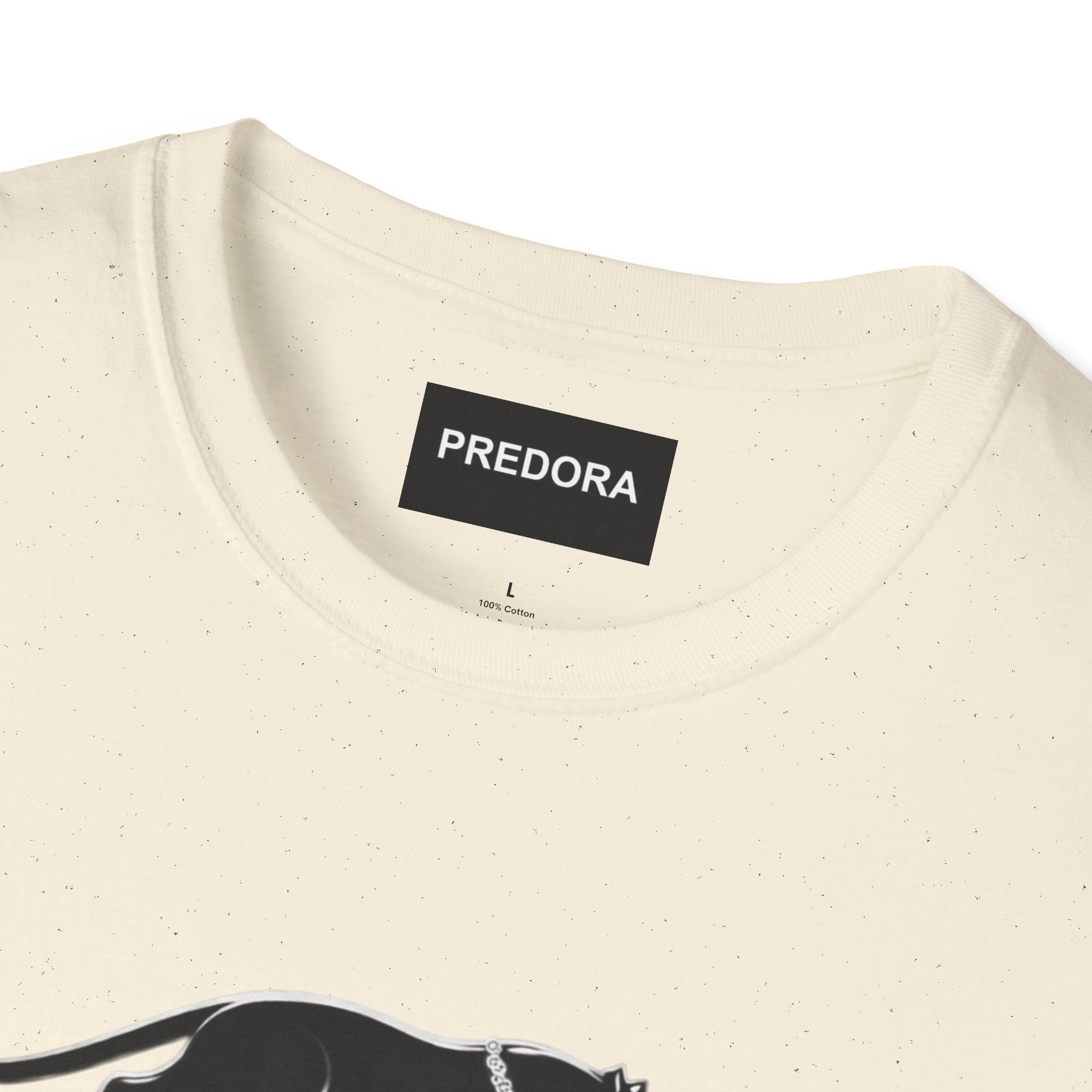 Predora Panther T-Shirt — Minimalist Black Panther Logo Tee