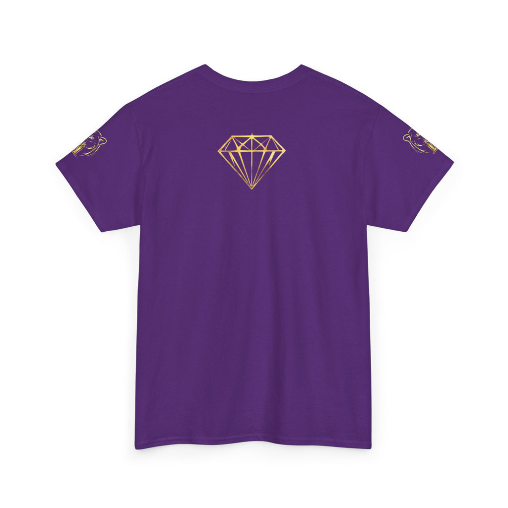 Tiger Diamond Tee — Predora Gold Lion Graphic T-Shirt