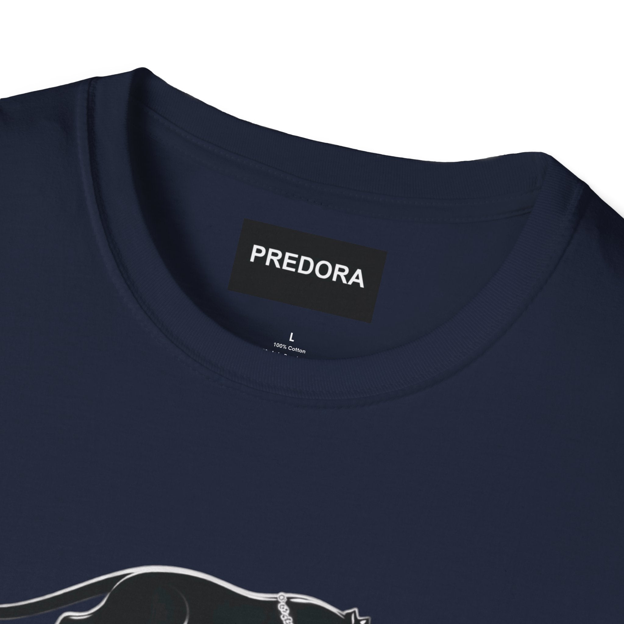Predora Panther T-Shirt — Minimalist Black Panther Logo Tee