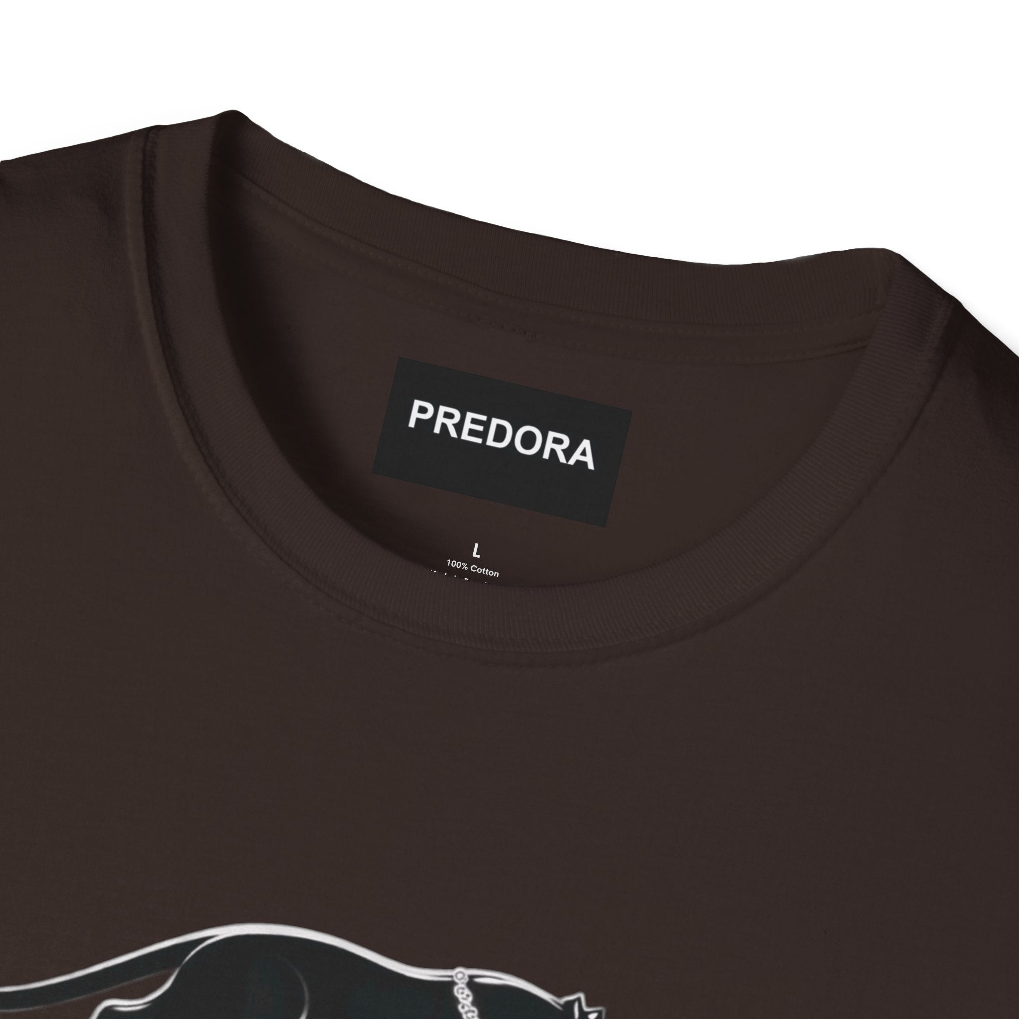 Predora Panther T-Shirt — Minimalist Black Panther Logo Tee