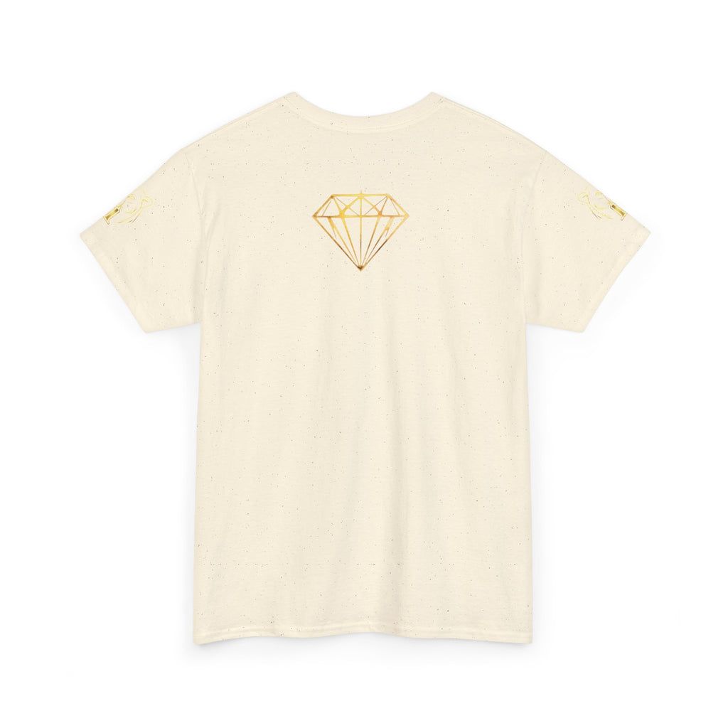 Tiger Diamond Tee — Predora Gold Lion Graphic T-Shirt