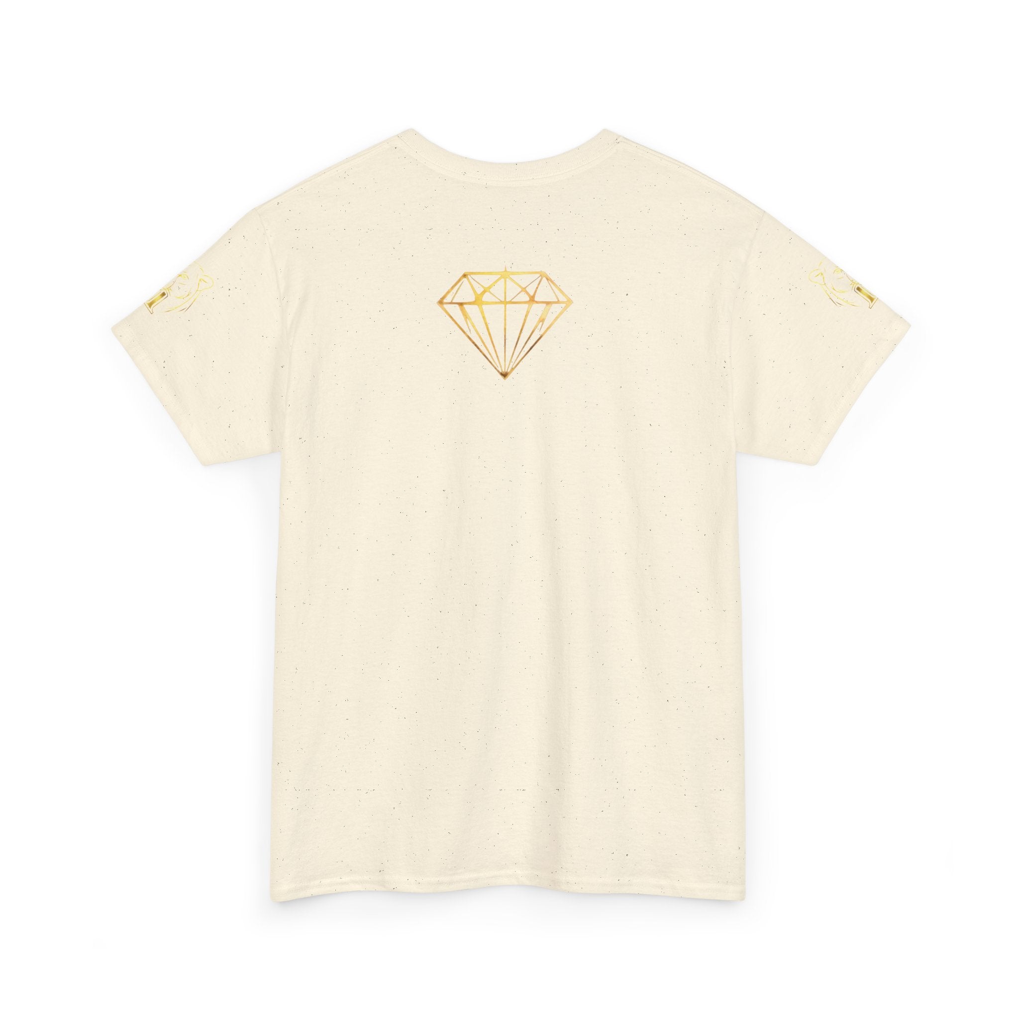 Tiger Diamond Tee — Predora Gold Lion Graphic T-Shirt