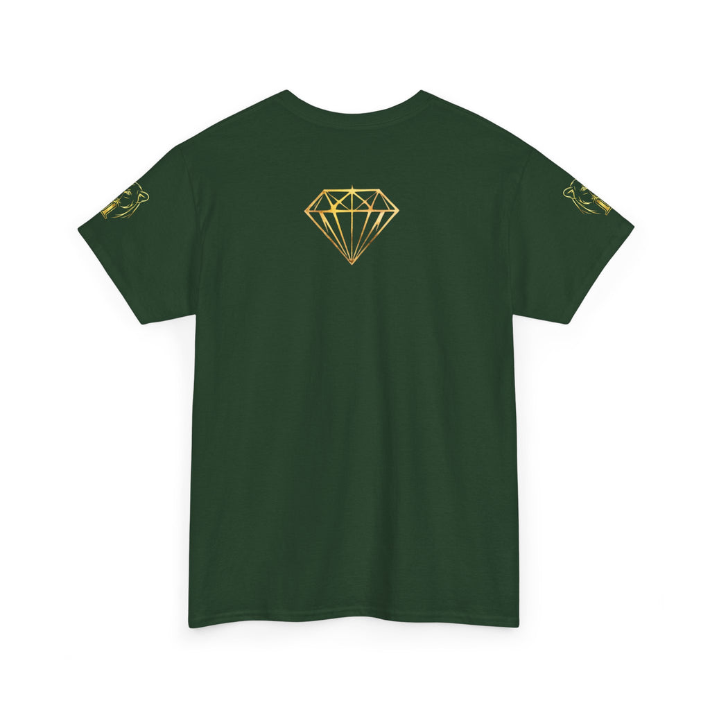 Tiger Diamond Tee — Predora Gold Lion Graphic T-Shirt