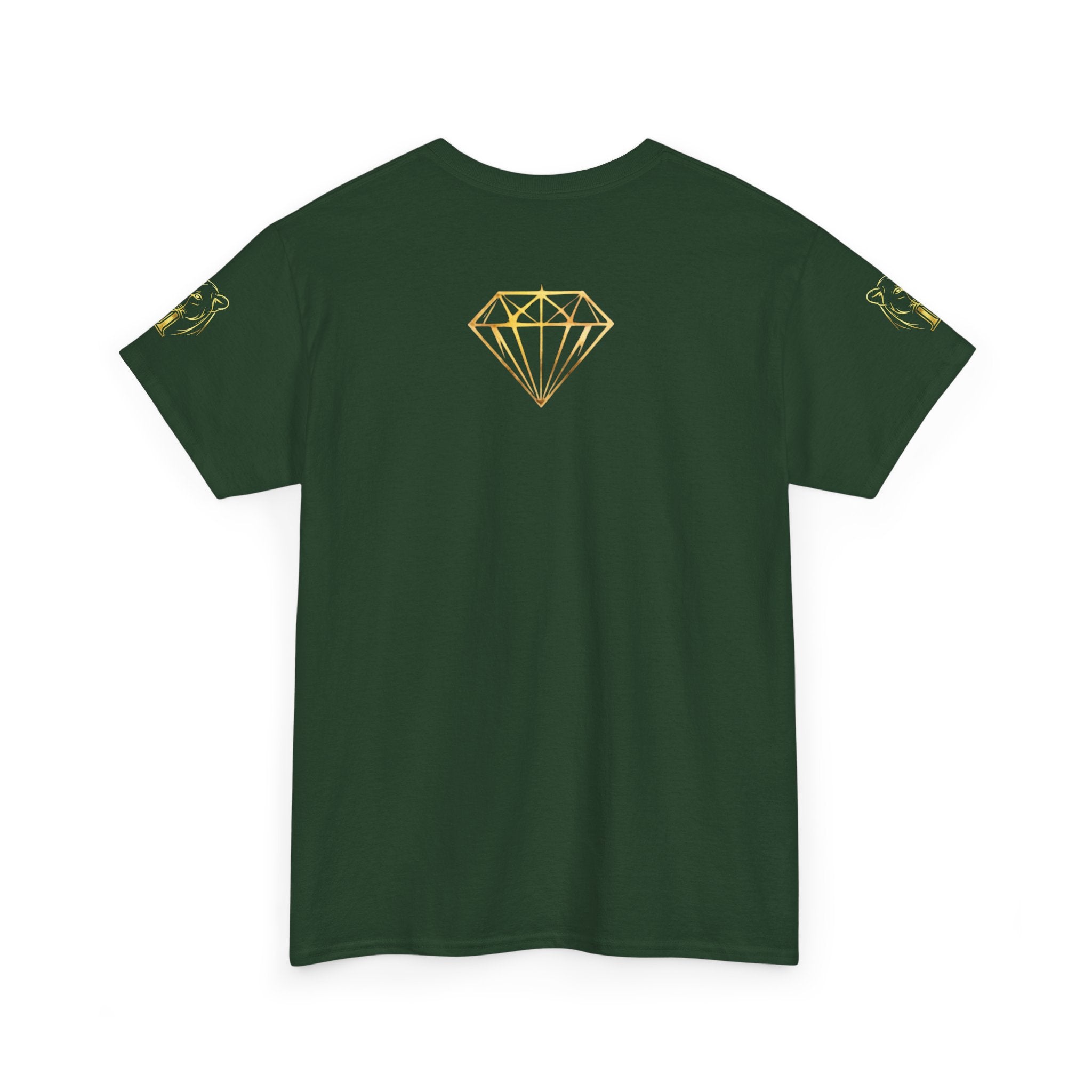 Tiger Diamond Tee — Predora Gold Lion Graphic T-Shirt