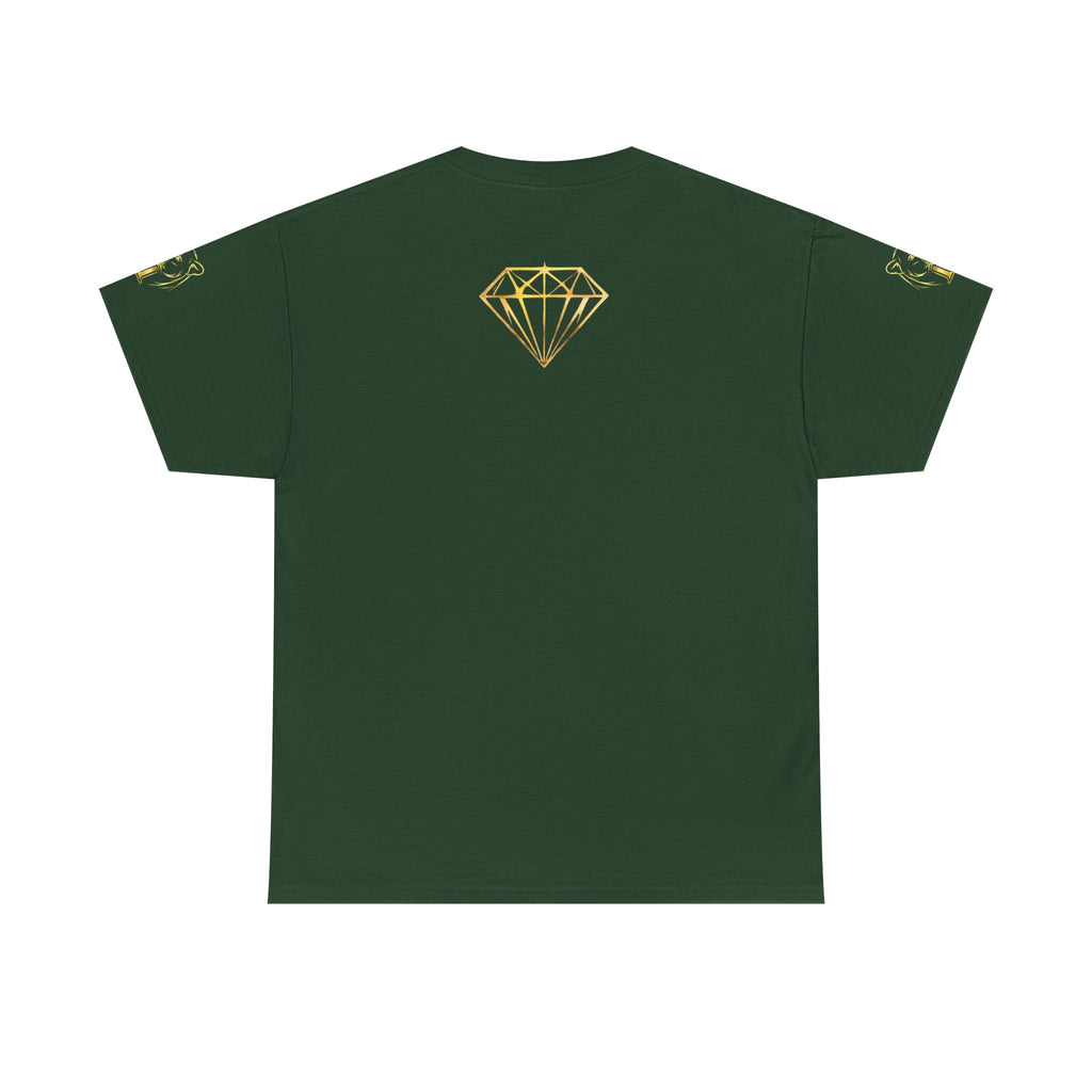 Tiger Diamond Tee — Predora Gold Lion Graphic T-Shirt