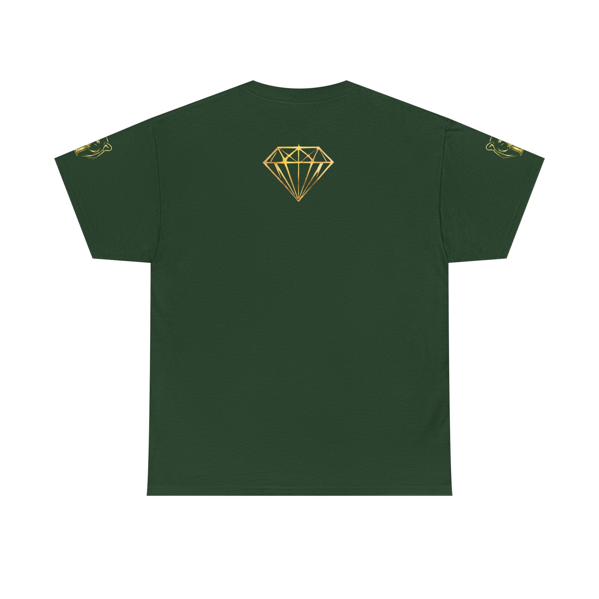 Tiger Diamond Tee — Predora Gold Lion Graphic T-Shirt