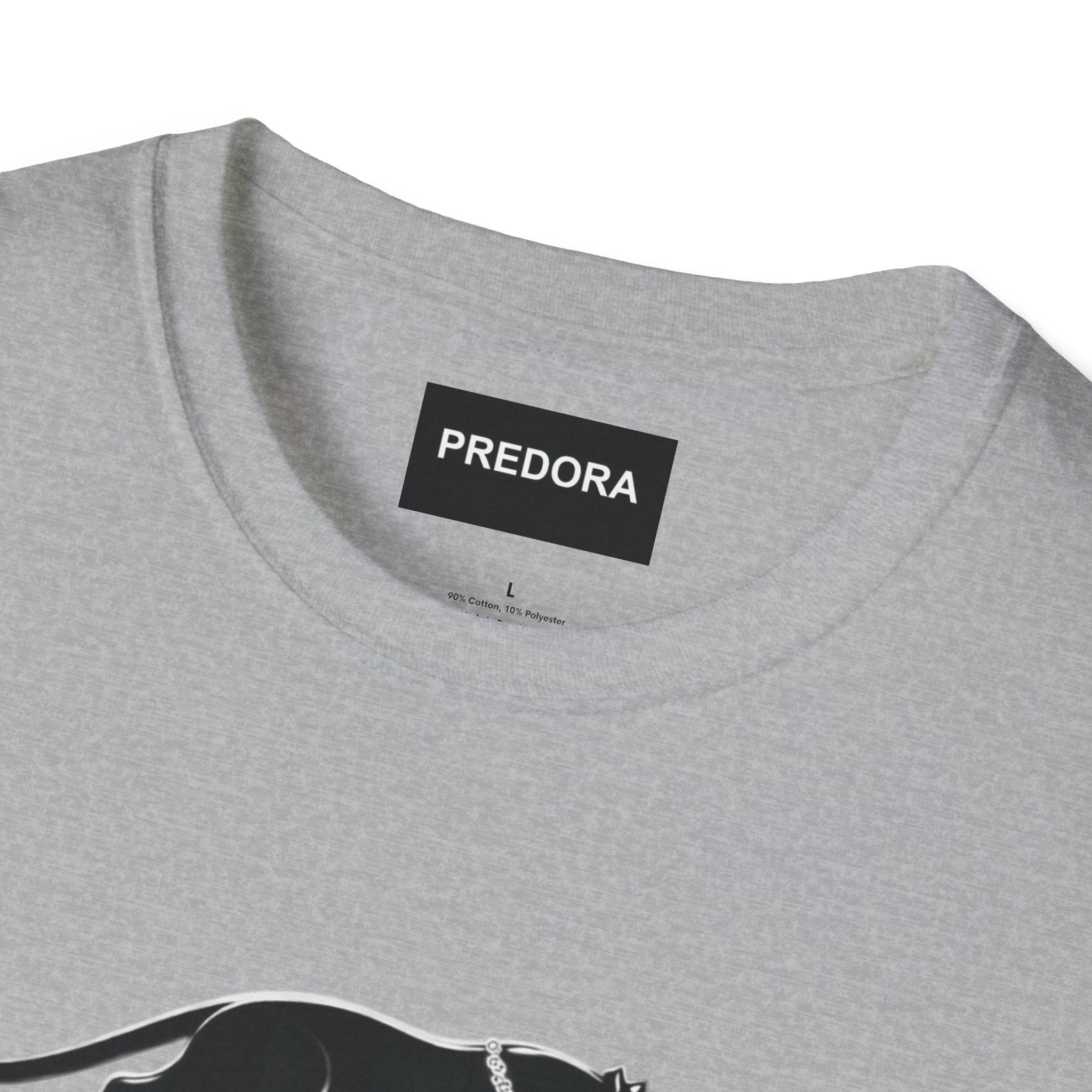 Predora Panther T-Shirt — Minimalist Black Panther Logo Tee