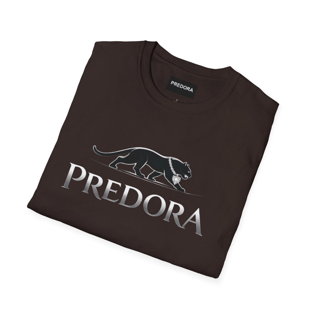 Predora Panther T-Shirt — Minimalist Black Panther Logo Tee