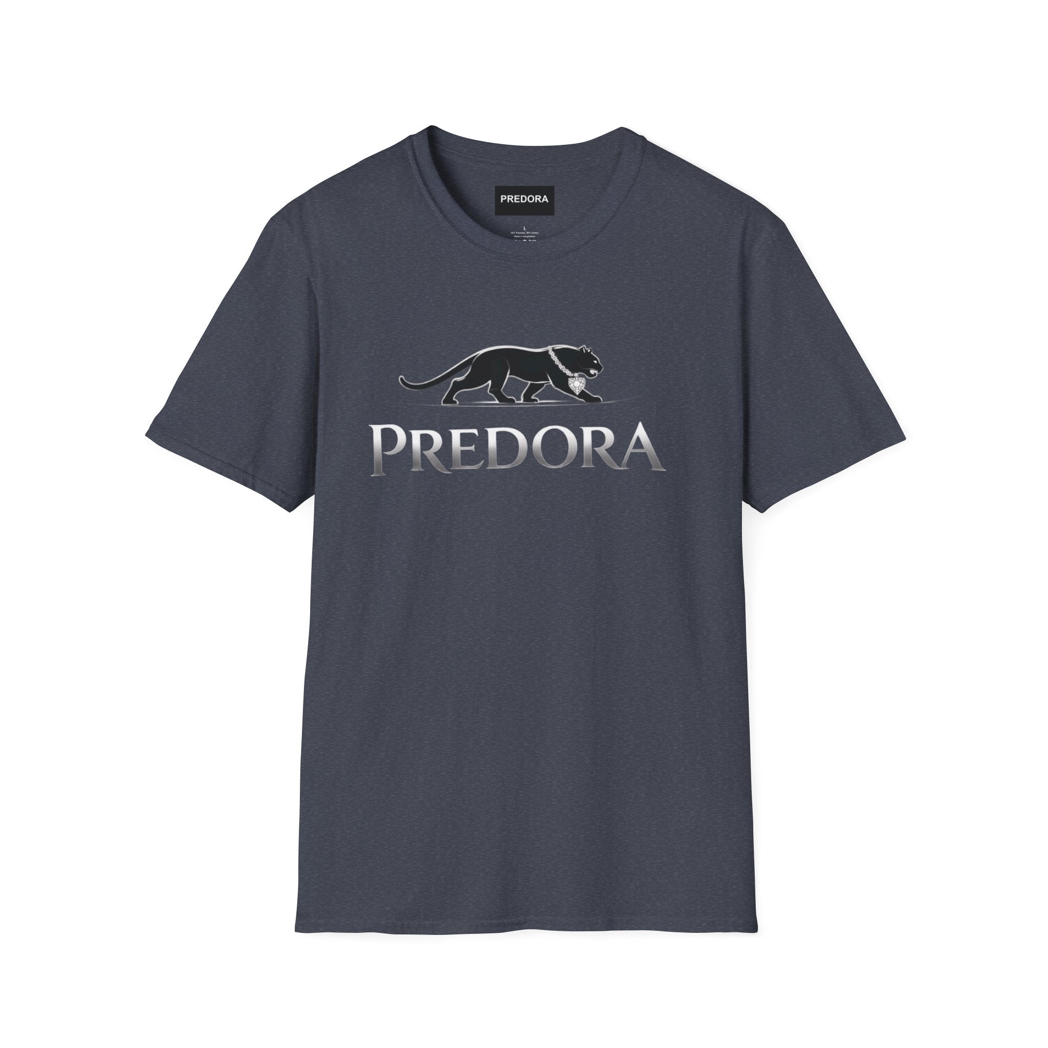 Predora Panther T-Shirt — Minimalist Black Panther Logo Tee
