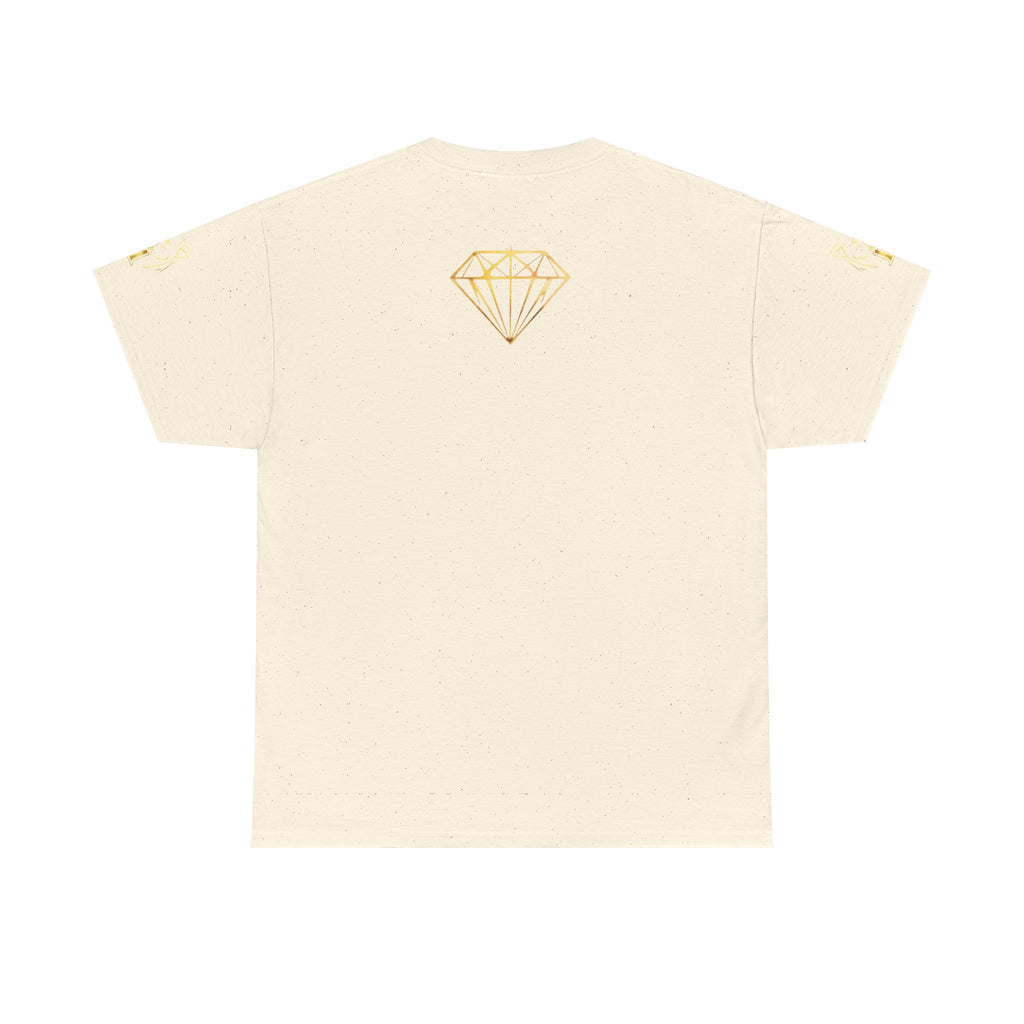 Tiger Diamond Tee — Predora Gold Lion Graphic T-Shirt