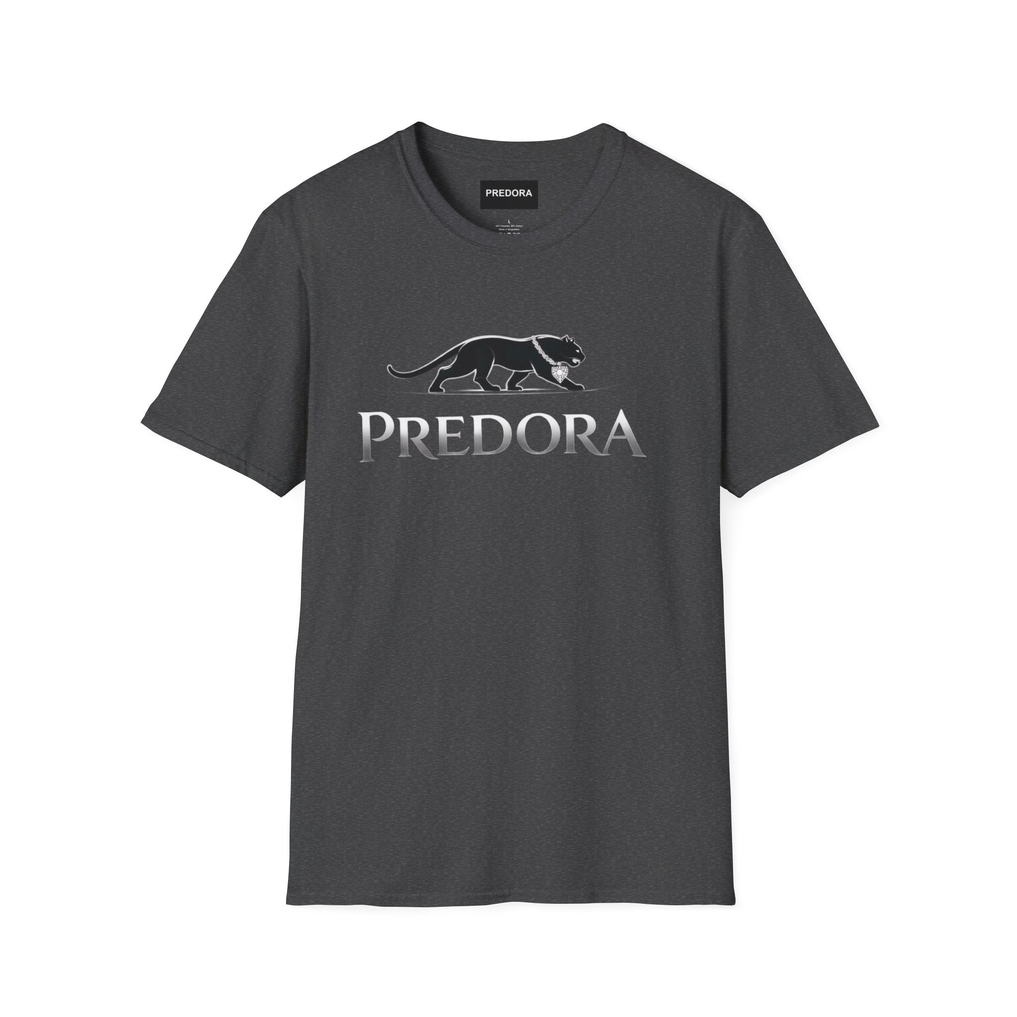 Predora Panther T-Shirt — Minimalist Black Panther Logo Tee