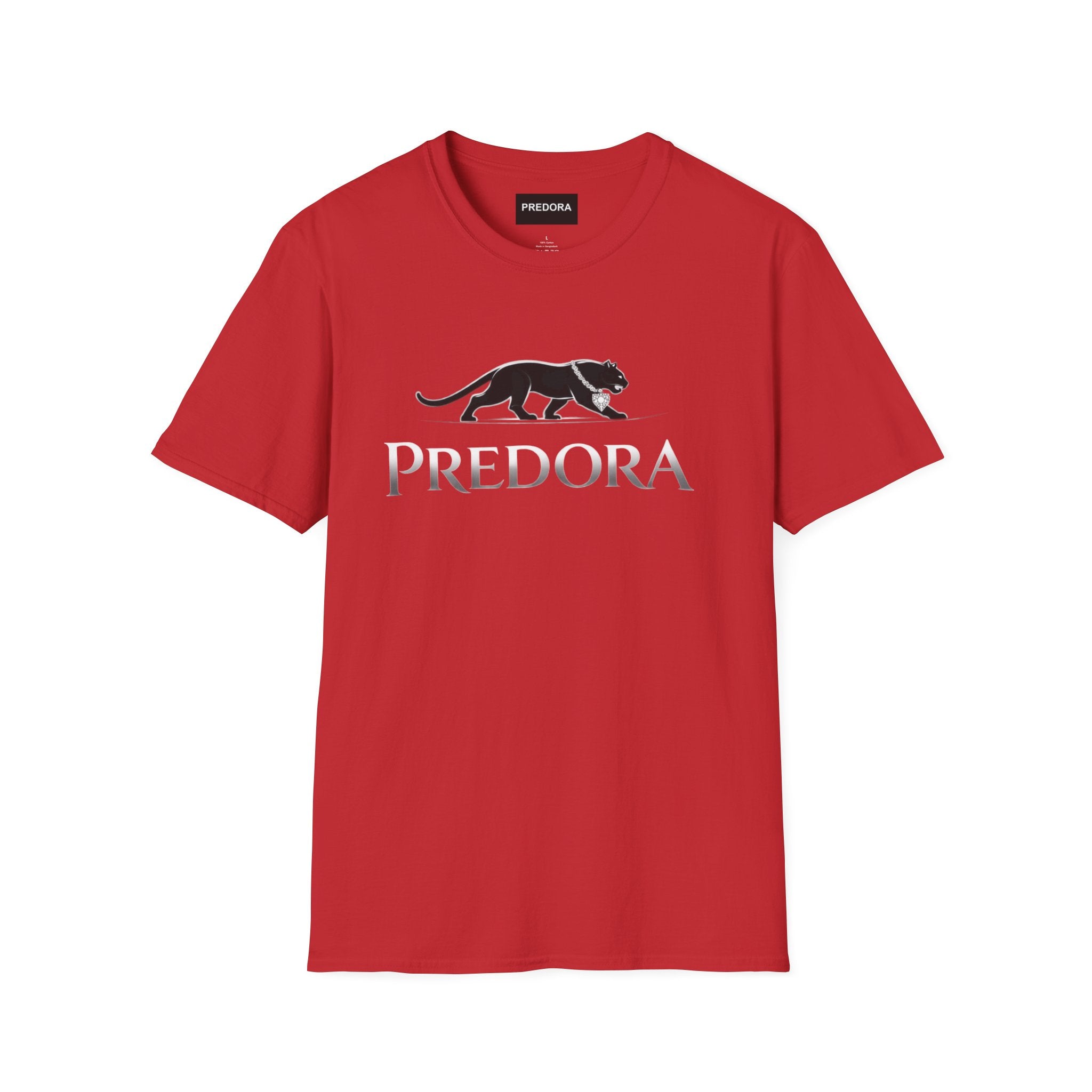 Predora Panther T-Shirt — Minimalist Black Panther Logo Tee