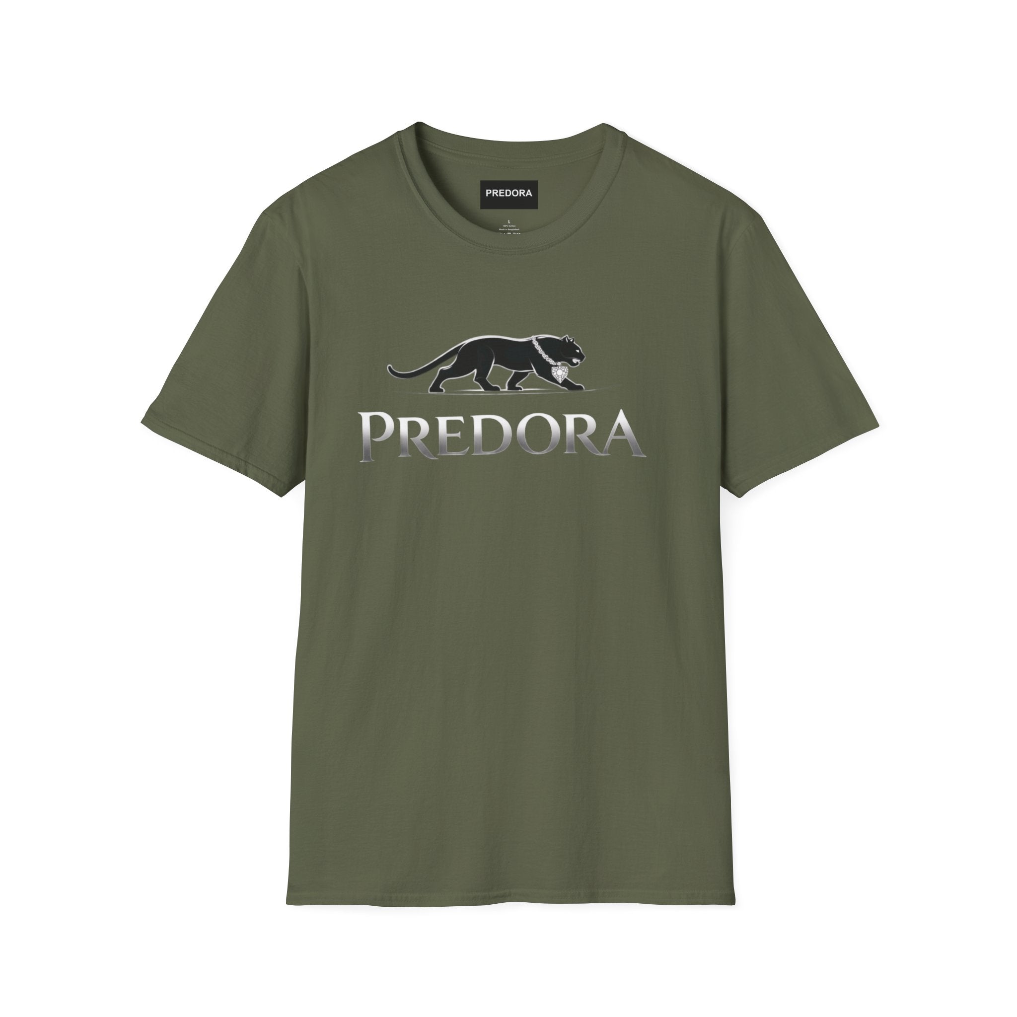 Predora Panther T-Shirt — Minimalist Black Panther Logo Tee