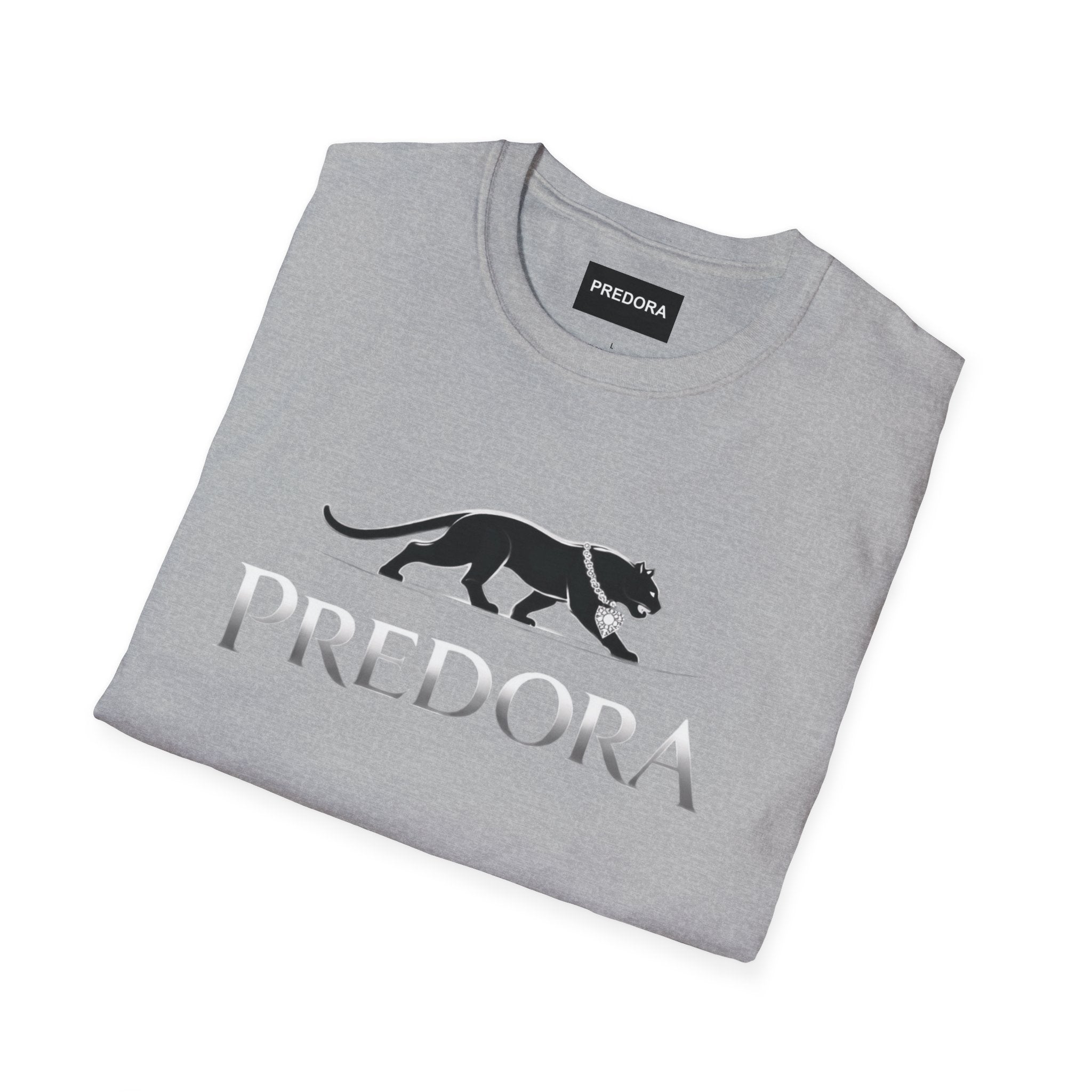 Predora Panther T-Shirt — Minimalist Black Panther Logo Tee