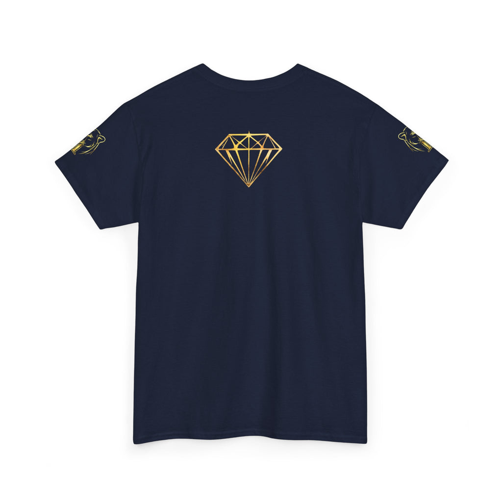 Tiger Diamond Tee — Predora Gold Lion Graphic T-Shirt