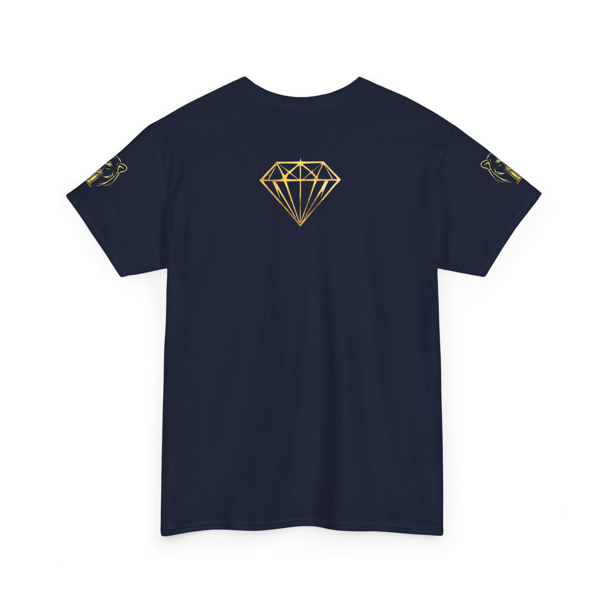 Tiger Diamond Tee — Predora Gold Lion Graphic T-Shirt