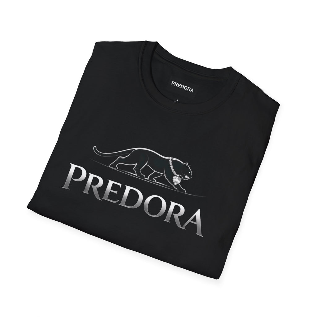 Predora Panther T-Shirt — Minimalist Black Panther Logo Tee