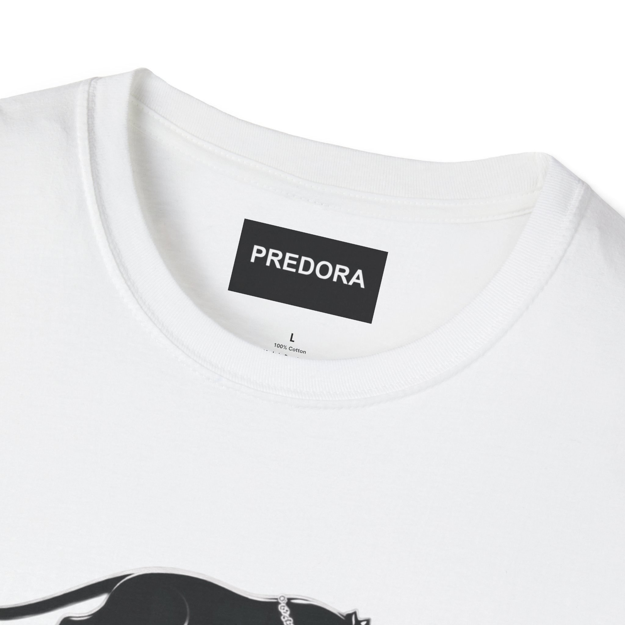 Predora Panther T-Shirt — Minimalist Black Panther Logo Tee