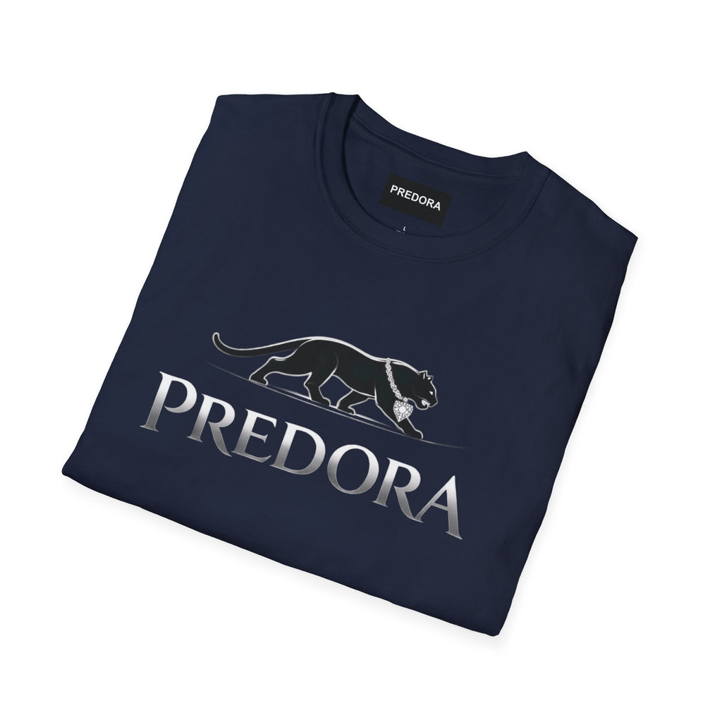 Predora Panther T-Shirt — Minimalist Black Panther Logo Tee