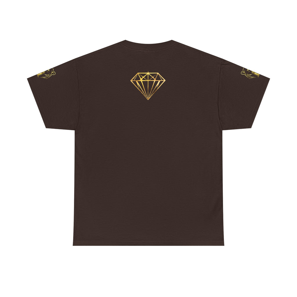Tiger Diamond Tee — Predora Gold Lion Graphic T-Shirt