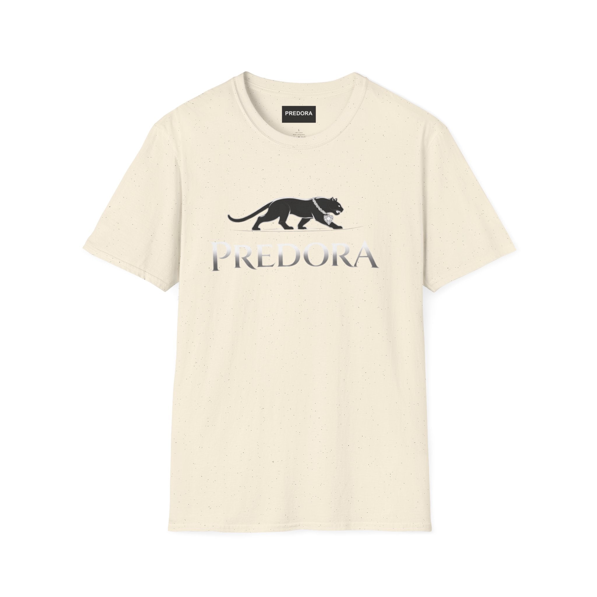 Predora Panther T-Shirt — Minimalist Black Panther Logo Tee