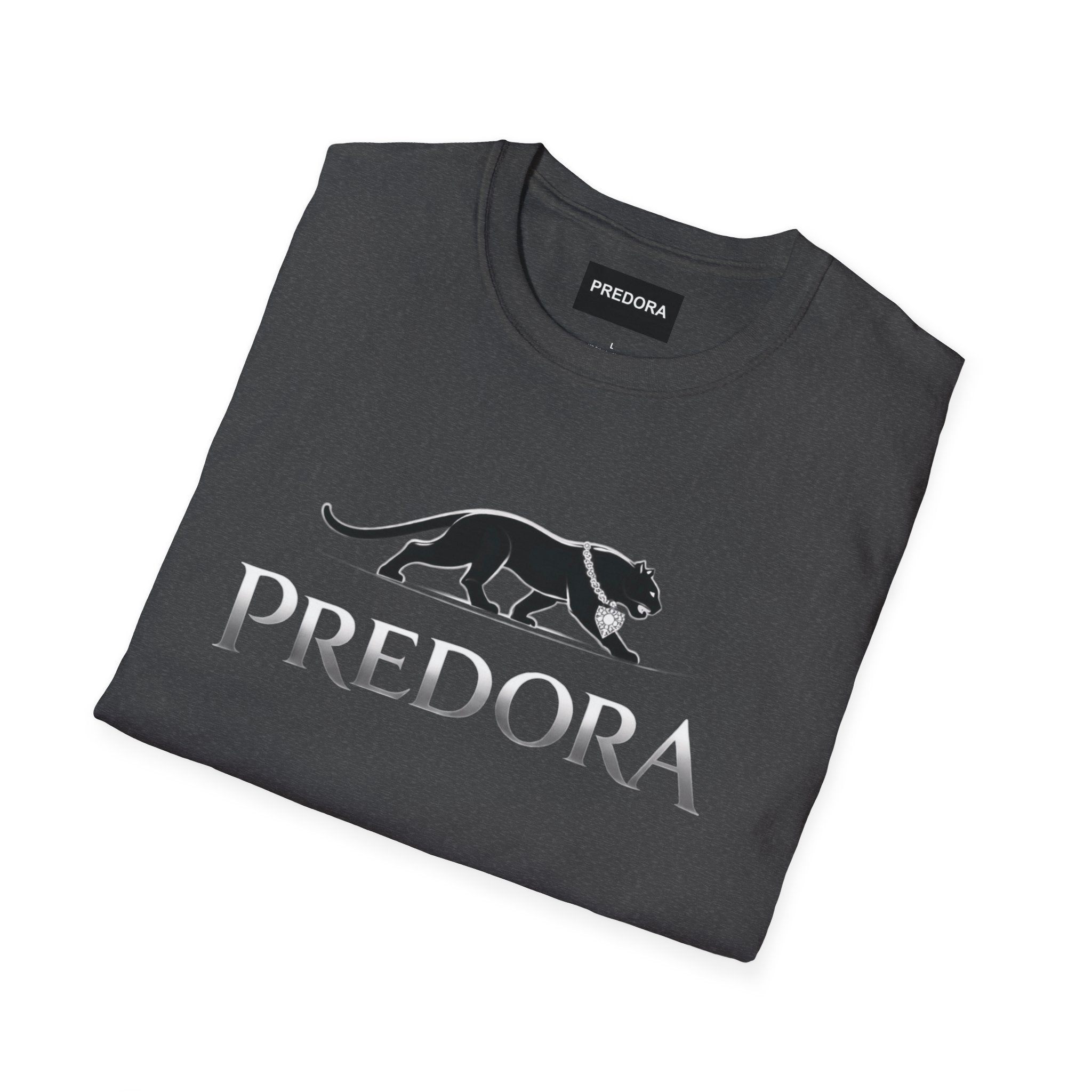 Predora Panther T-Shirt — Minimalist Black Panther Logo Tee