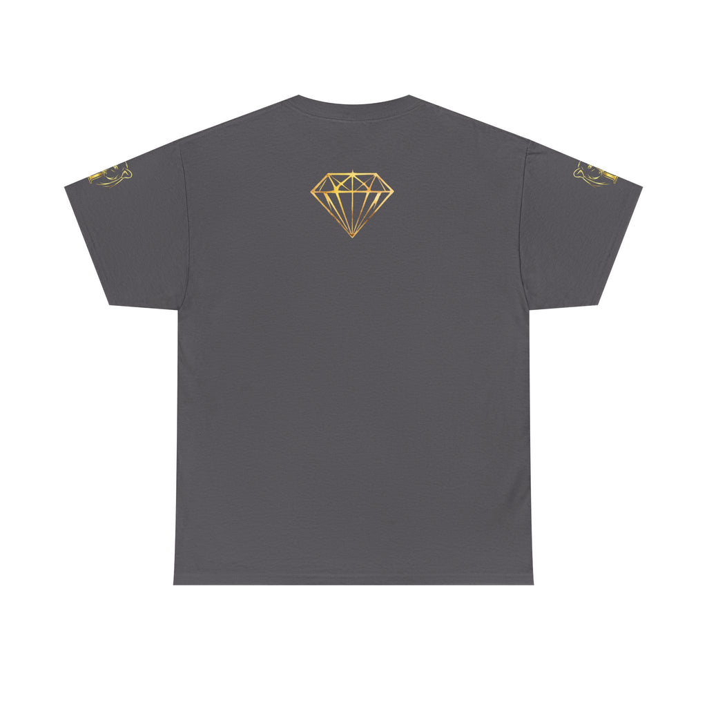 Tiger Diamond Tee — Predora Gold Lion Graphic T-Shirt