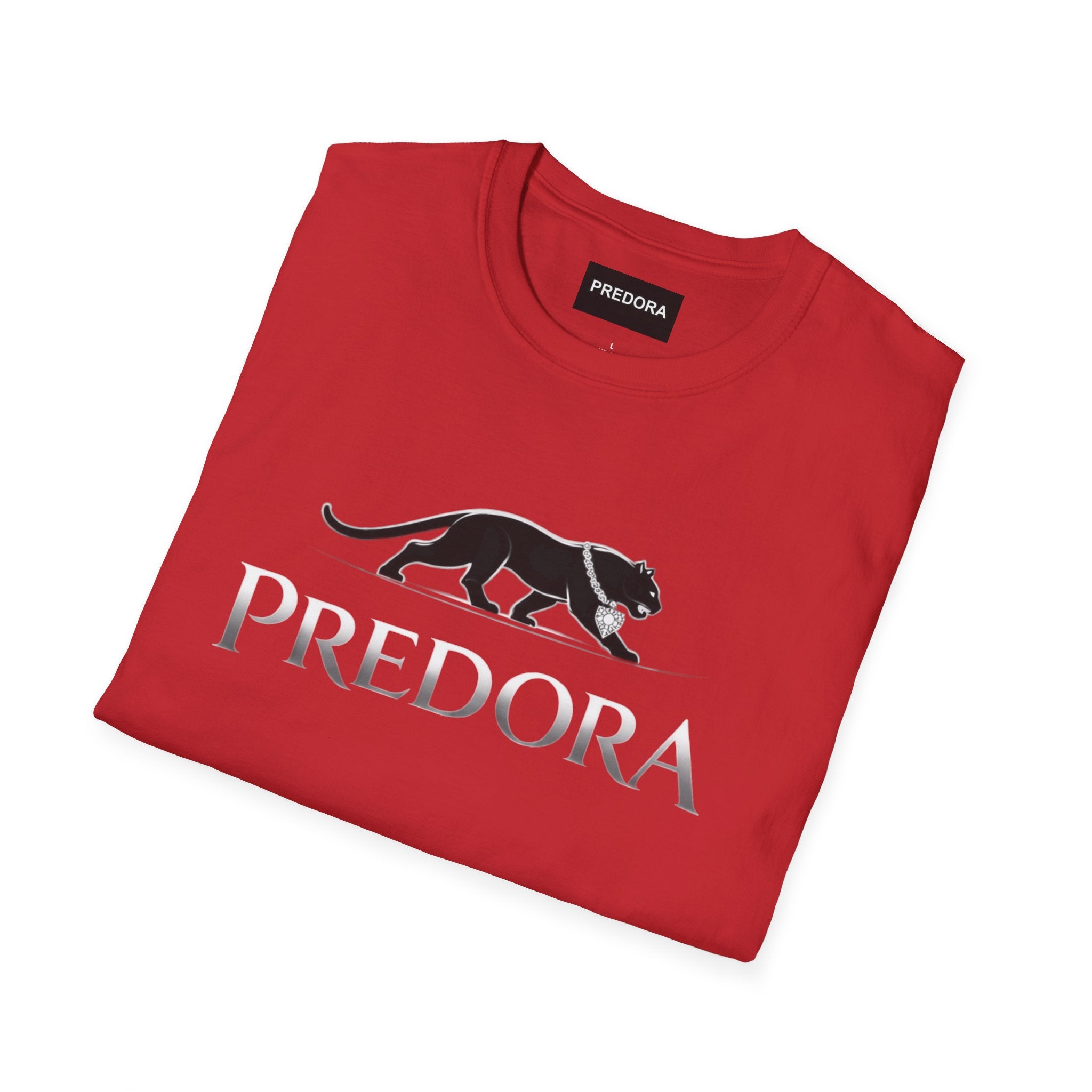 Predora Panther T-Shirt — Minimalist Black Panther Logo Tee