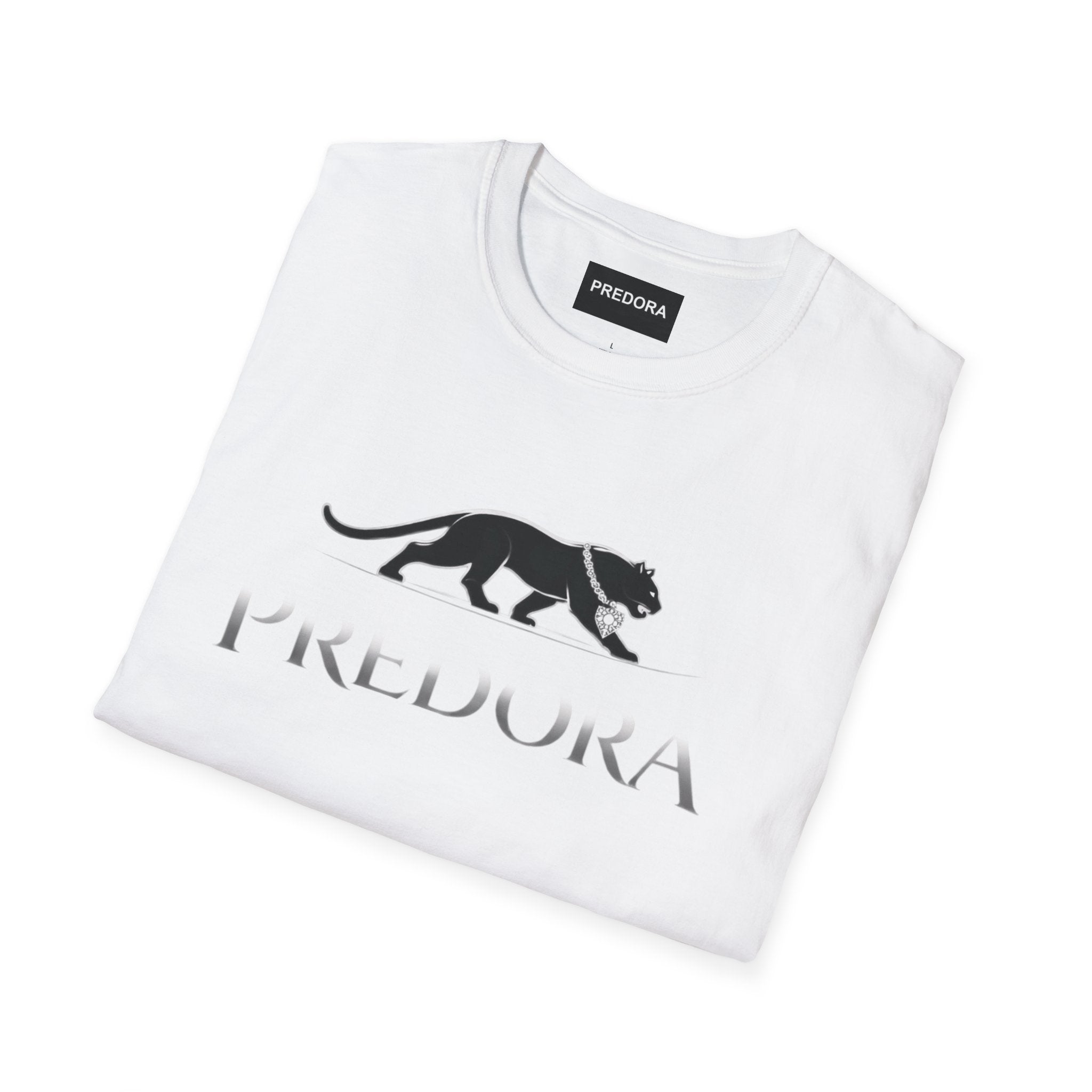 Predora Panther T-Shirt — Minimalist Black Panther Logo Tee