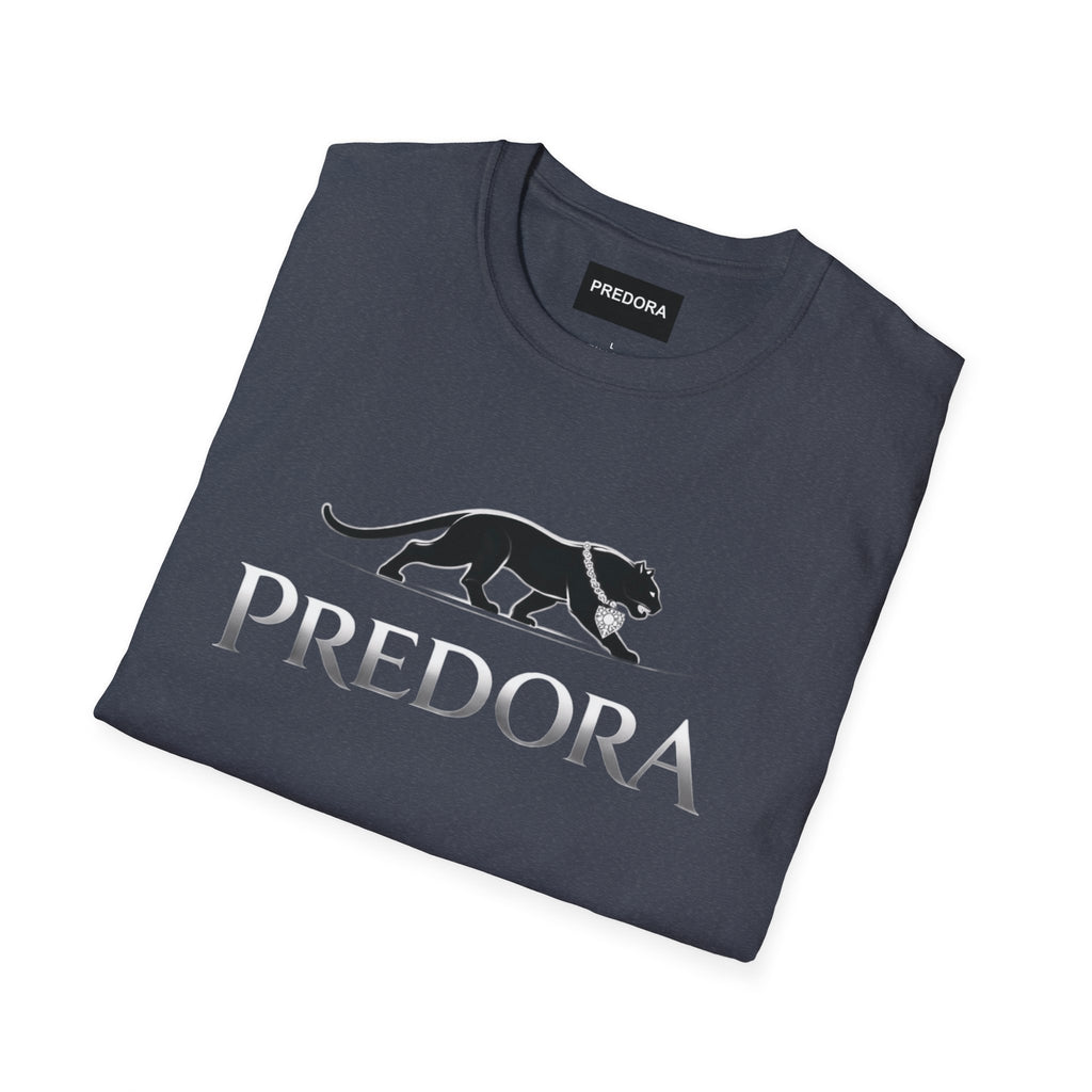 Predora Panther T-Shirt — Minimalist Black Panther Logo Tee