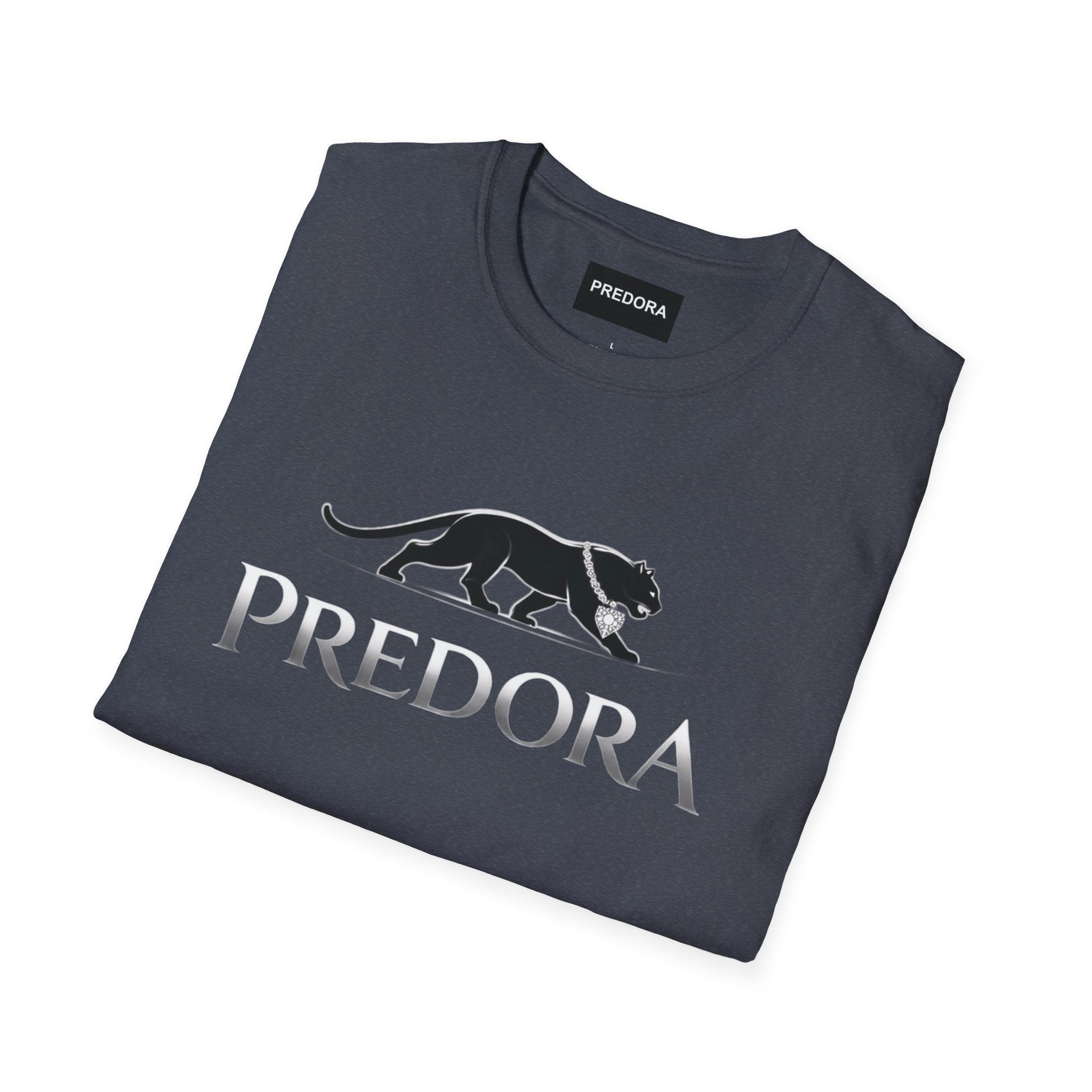 Predora Panther T-Shirt — Minimalist Black Panther Logo Tee