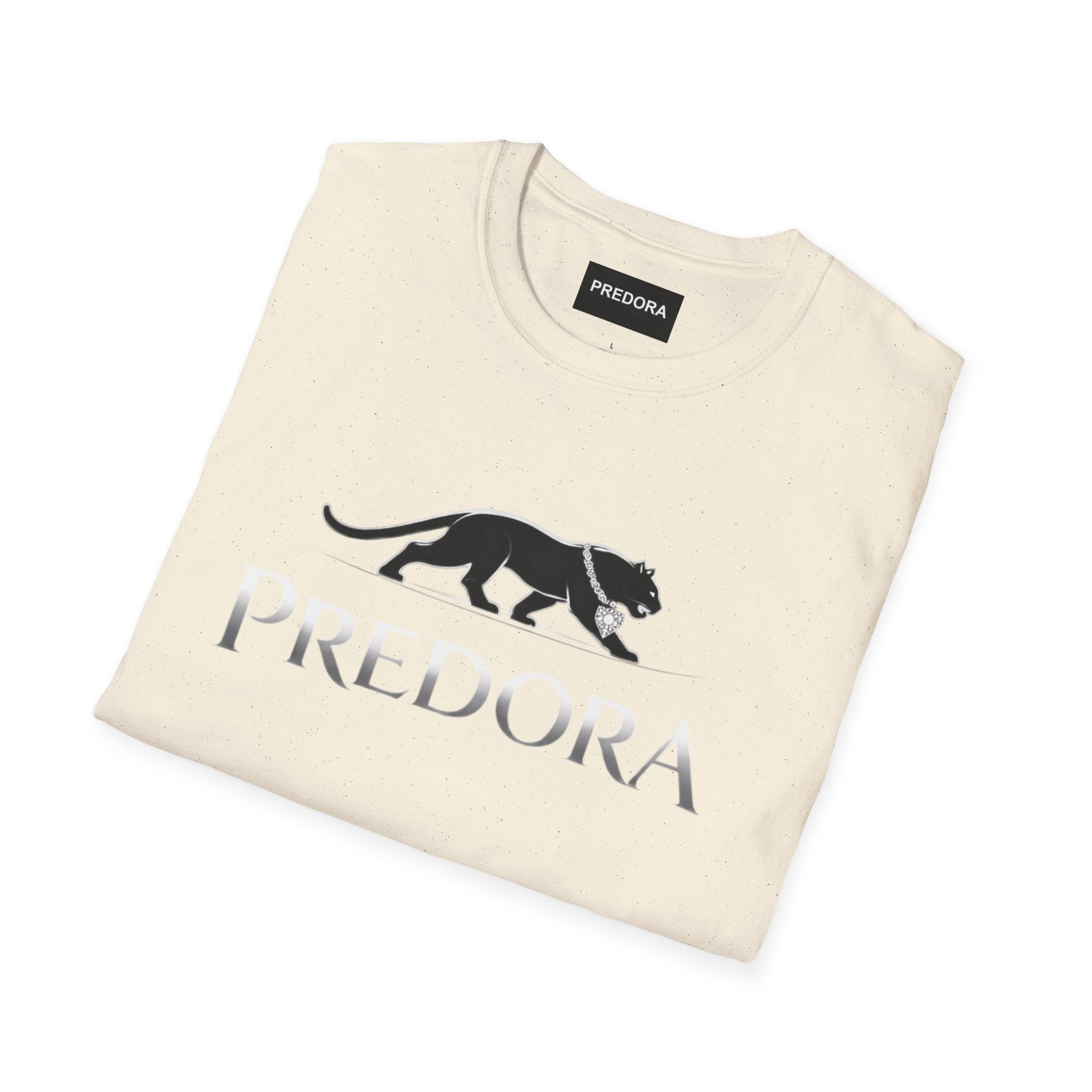 Predora Panther T-Shirt — Minimalist Black Panther Logo Tee