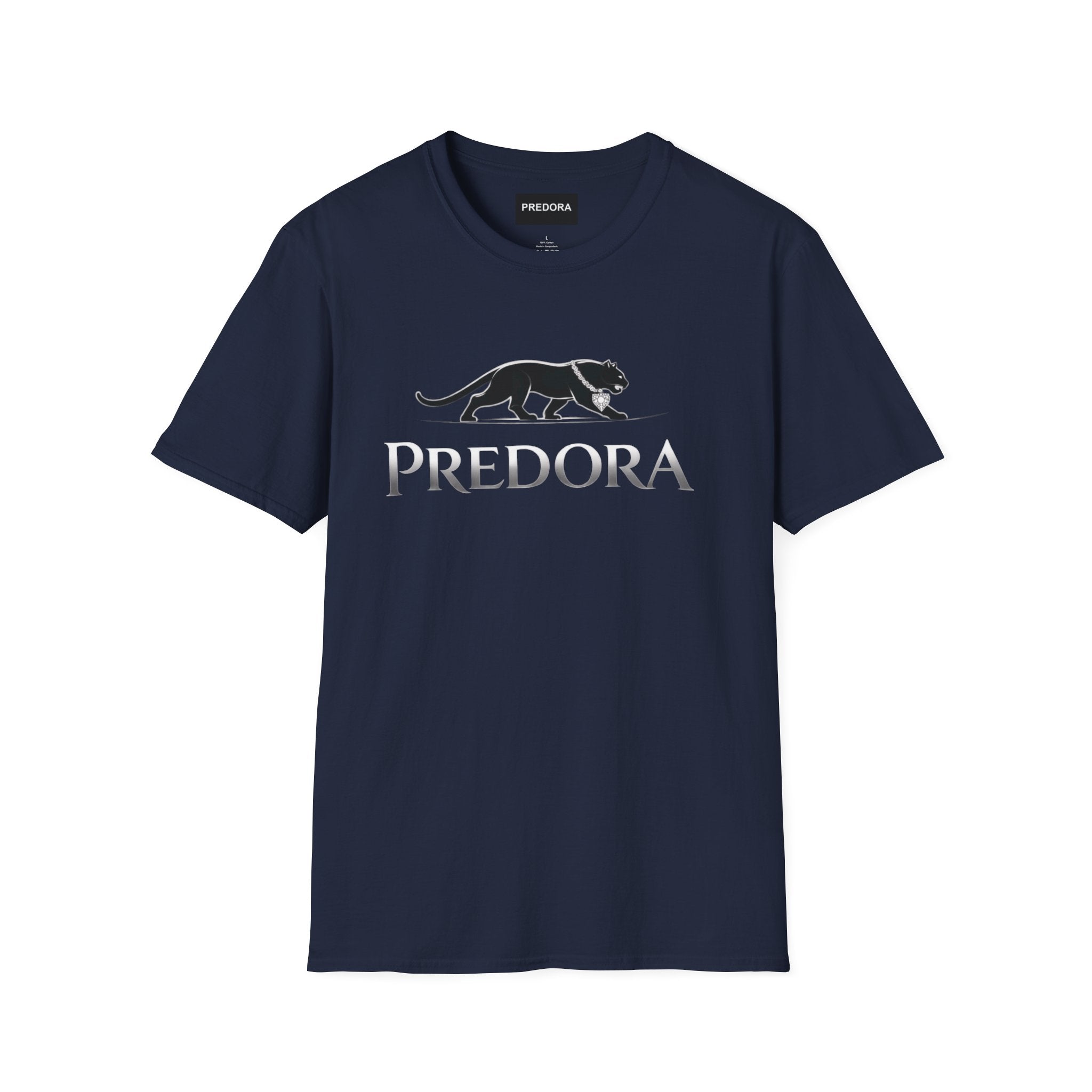 Predora Panther T-Shirt — Minimalist Black Panther Logo Tee