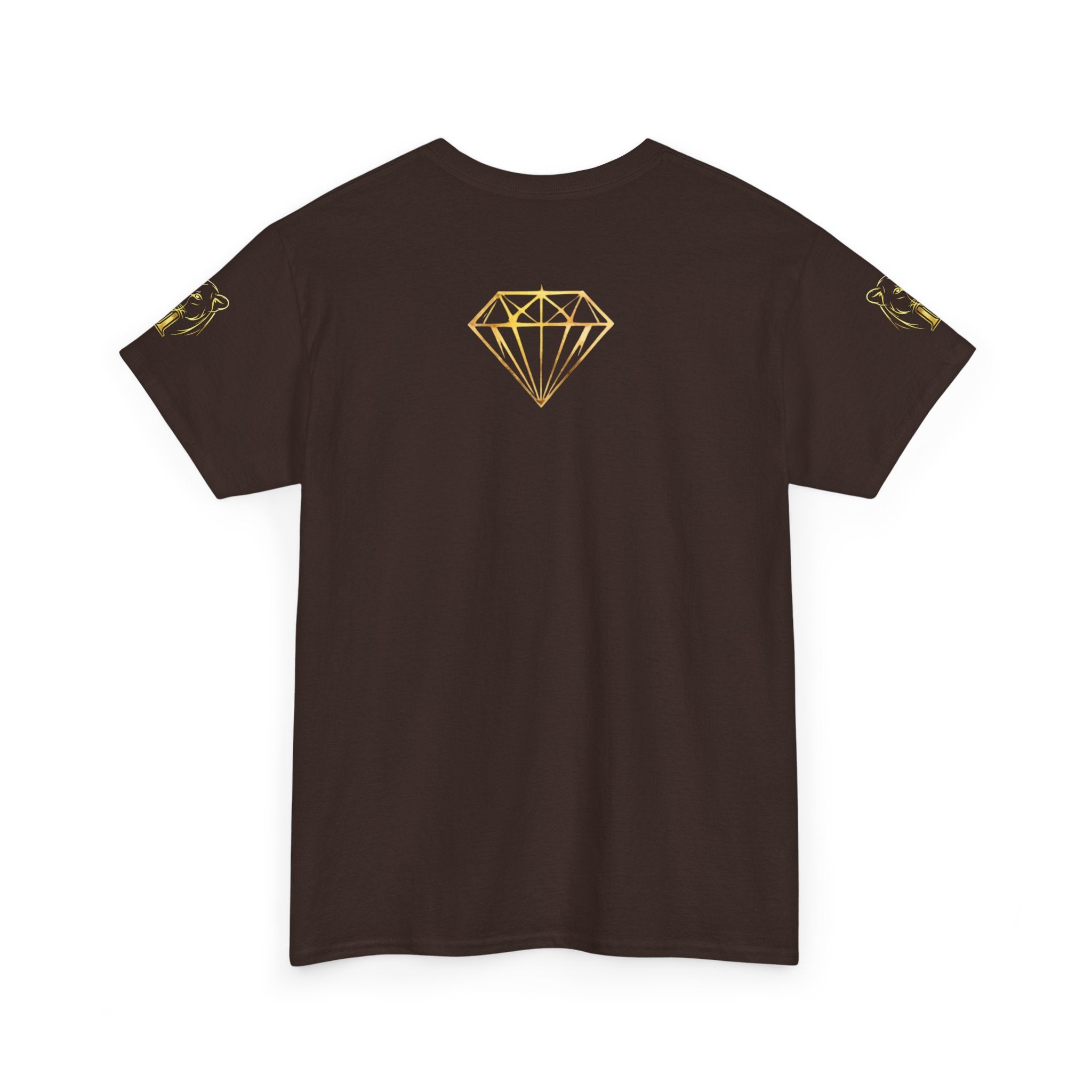 Tiger Diamond Tee — Predora Gold Lion Graphic T-Shirt