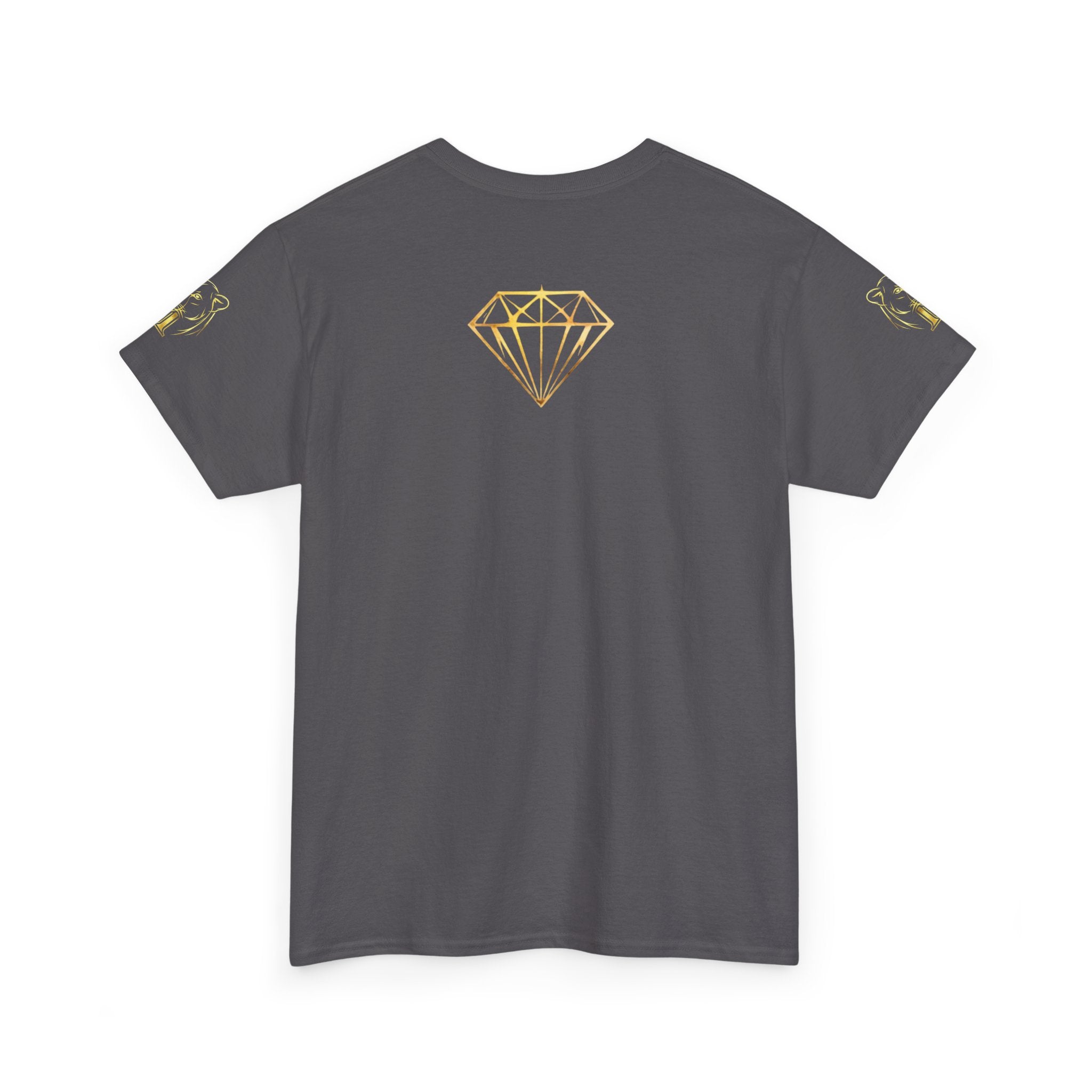 Tiger Diamond Tee — Predora Gold Lion Graphic T-Shirt