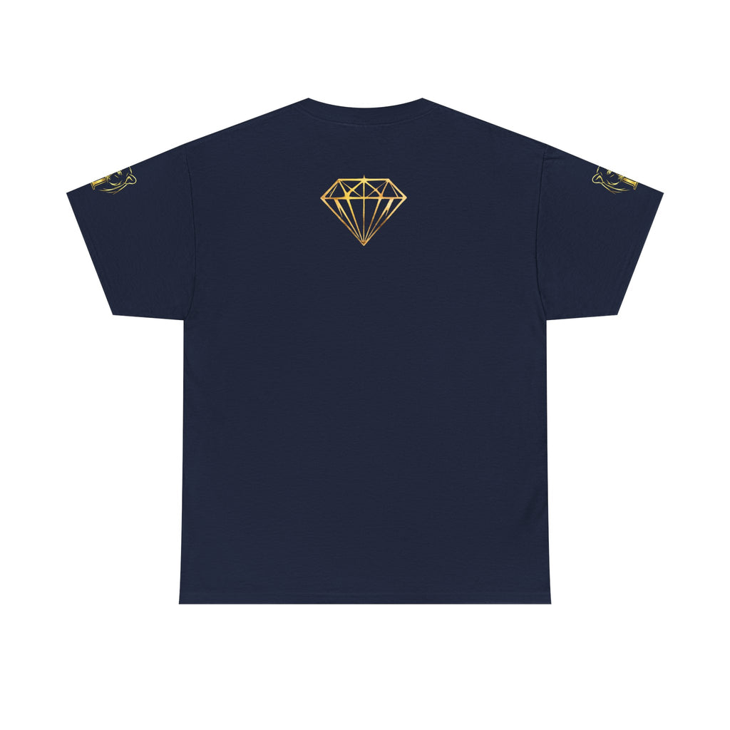 Tiger Diamond Tee — Predora Gold Lion Graphic T-Shirt