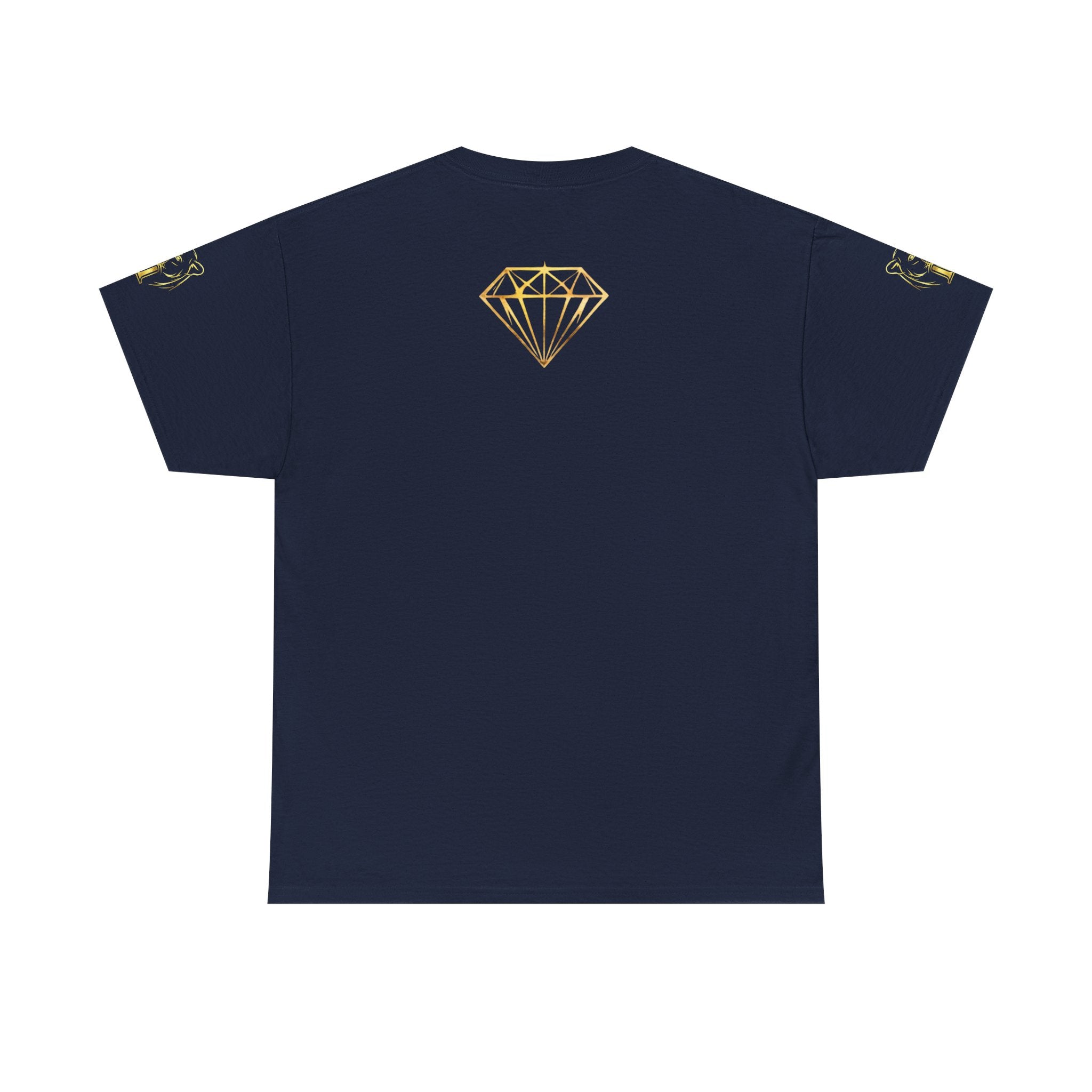 Tiger Diamond Tee — Predora Gold Lion Graphic T-Shirt